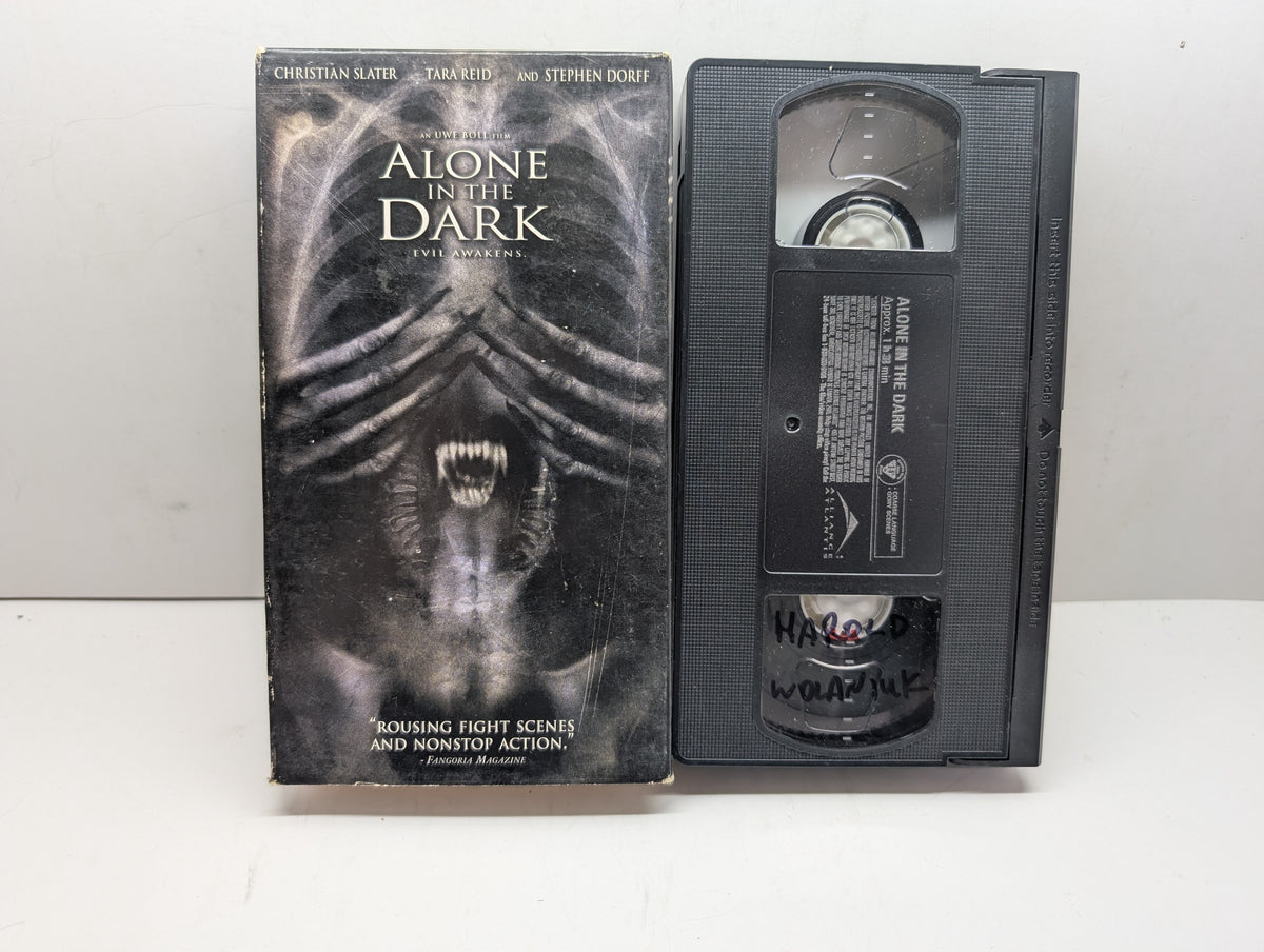 Alone in the Dark - VHS — actual item pictured