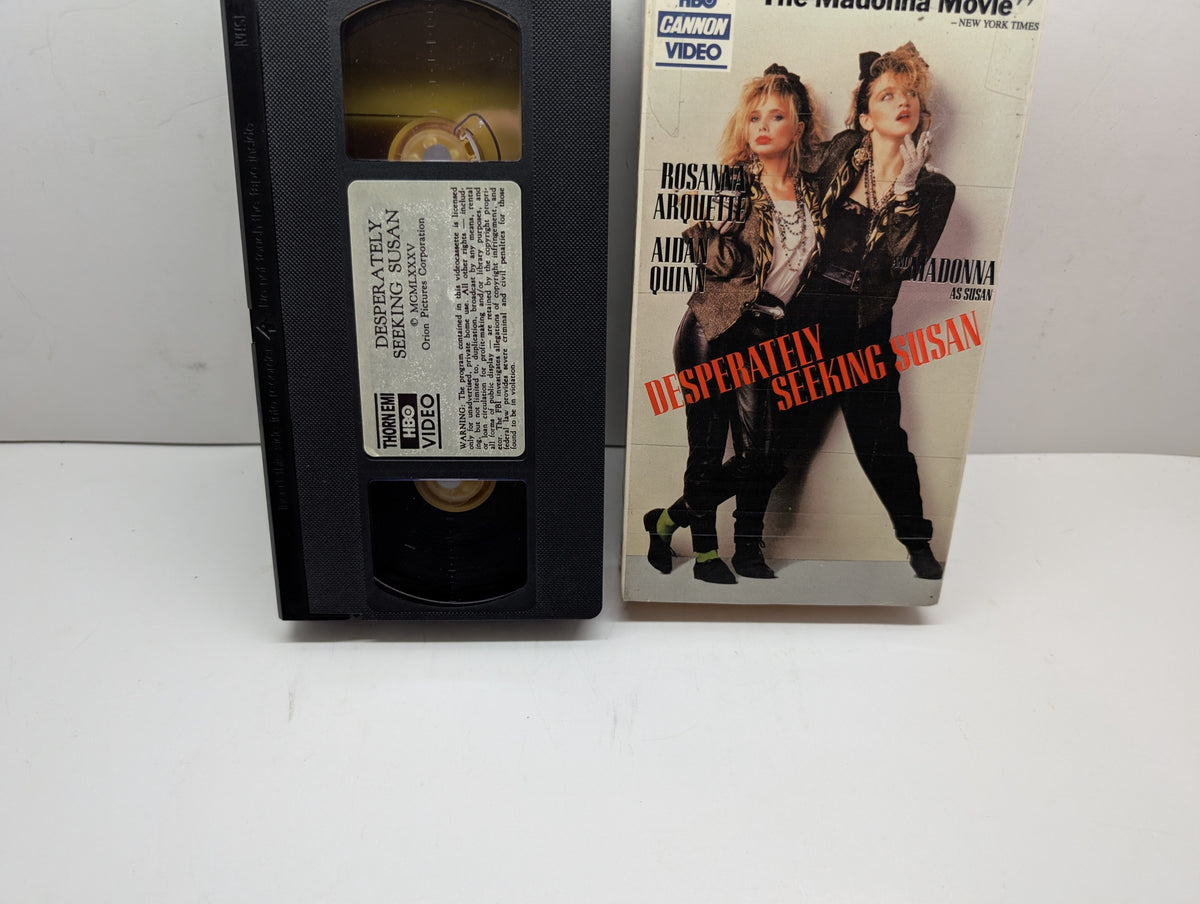 Desperately Seeking Susan - VHS — actual item pictured