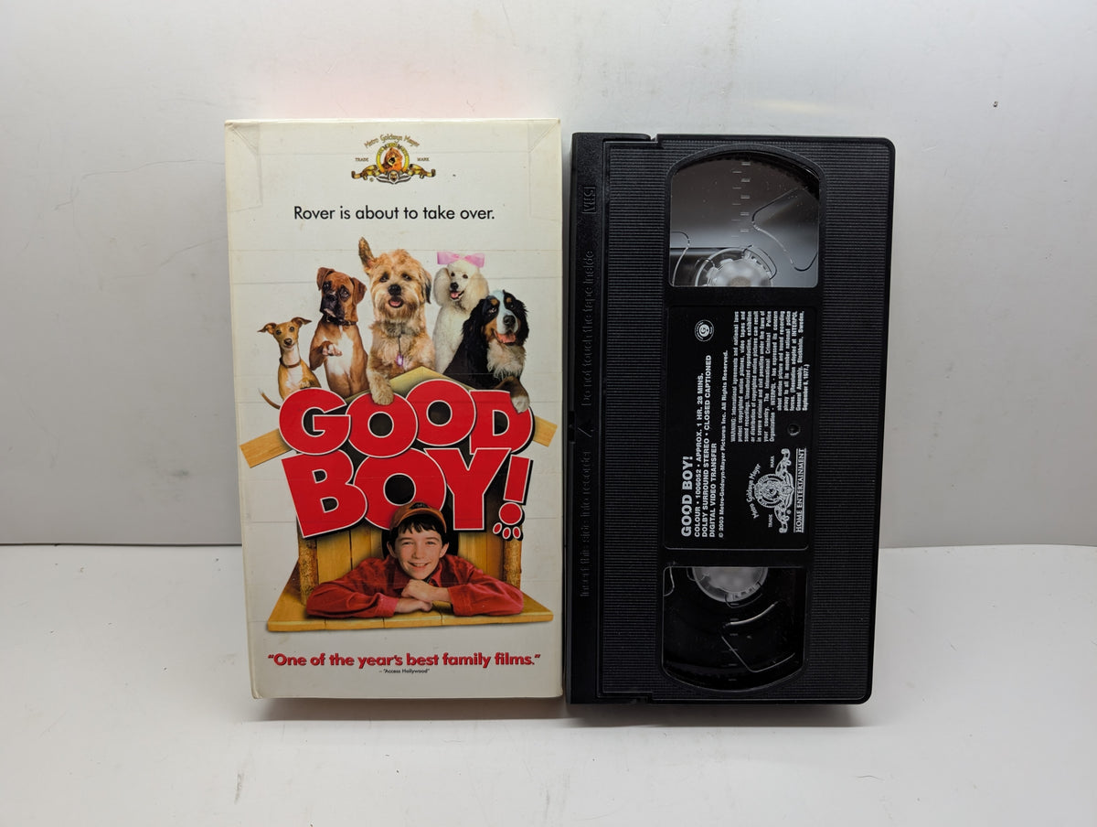 Good Boy! - VHS — actual item pictured