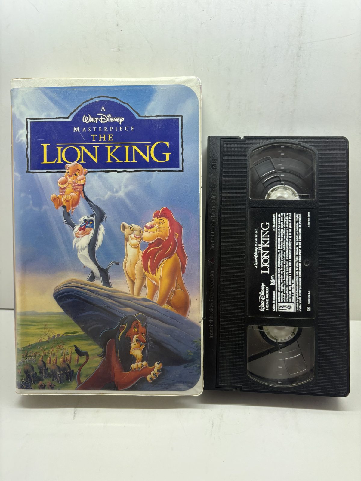 The Lion King (Masterpiece Collection) VHS front cover