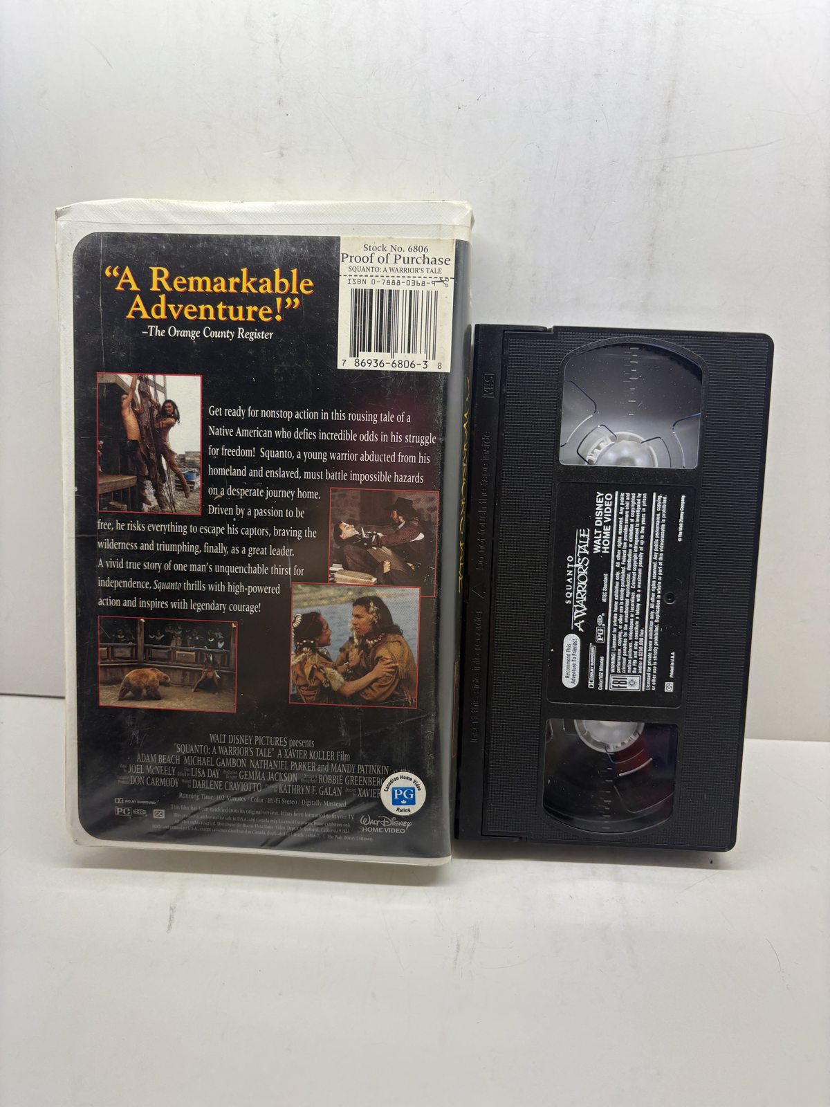 George of the Jungle (1997) VHS back cover