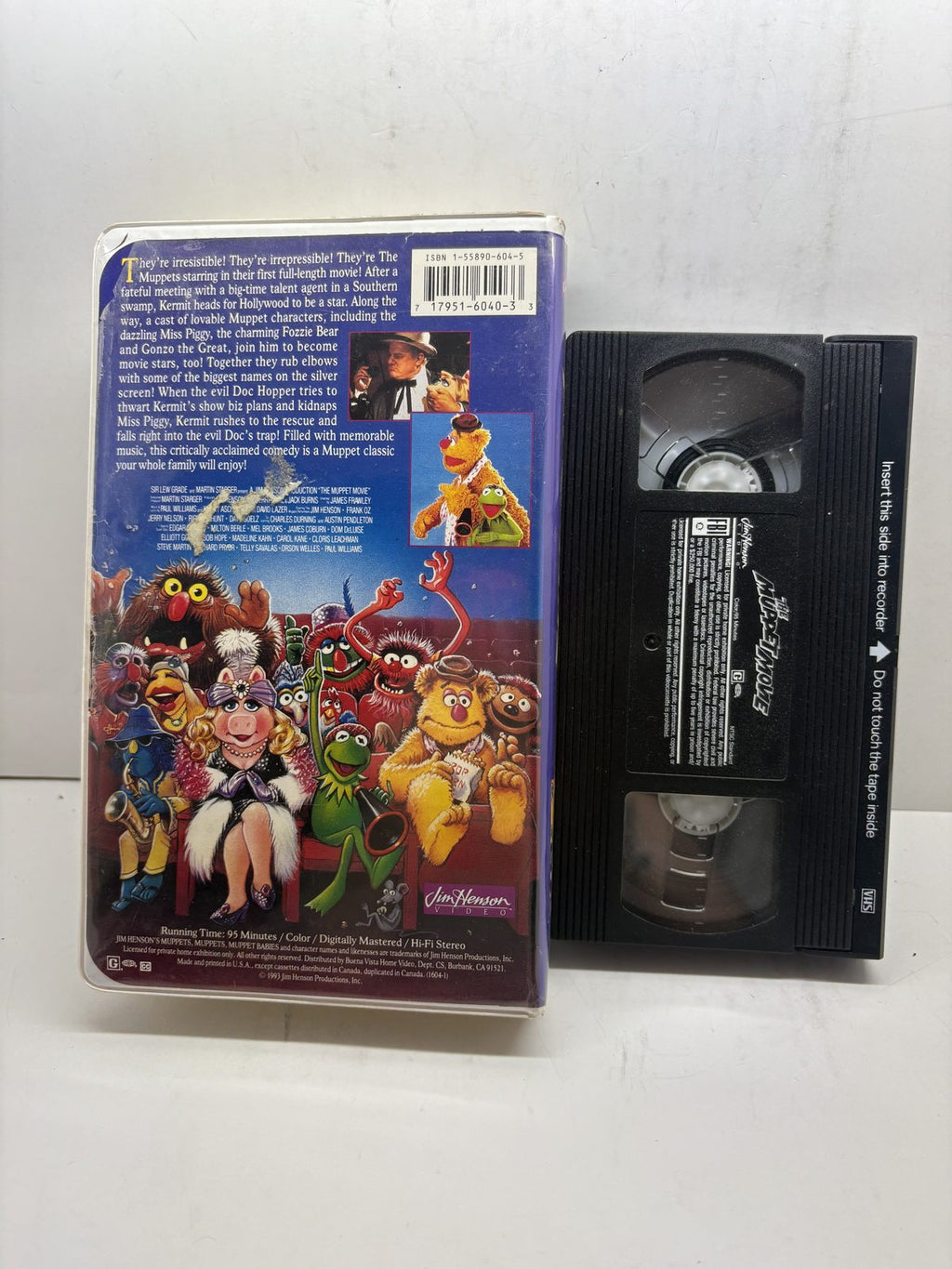 The Muppet Movie VHS back cover