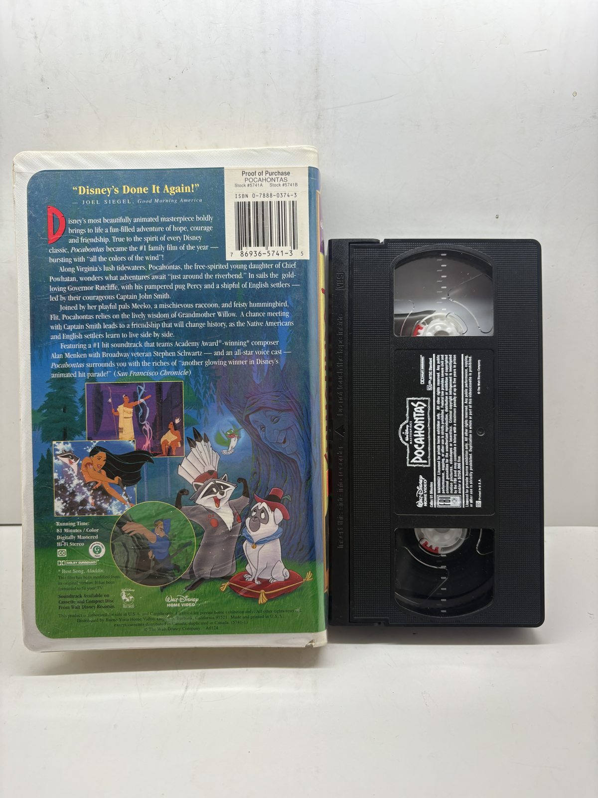 VHS back cover CVHS1.5 photograph 8263