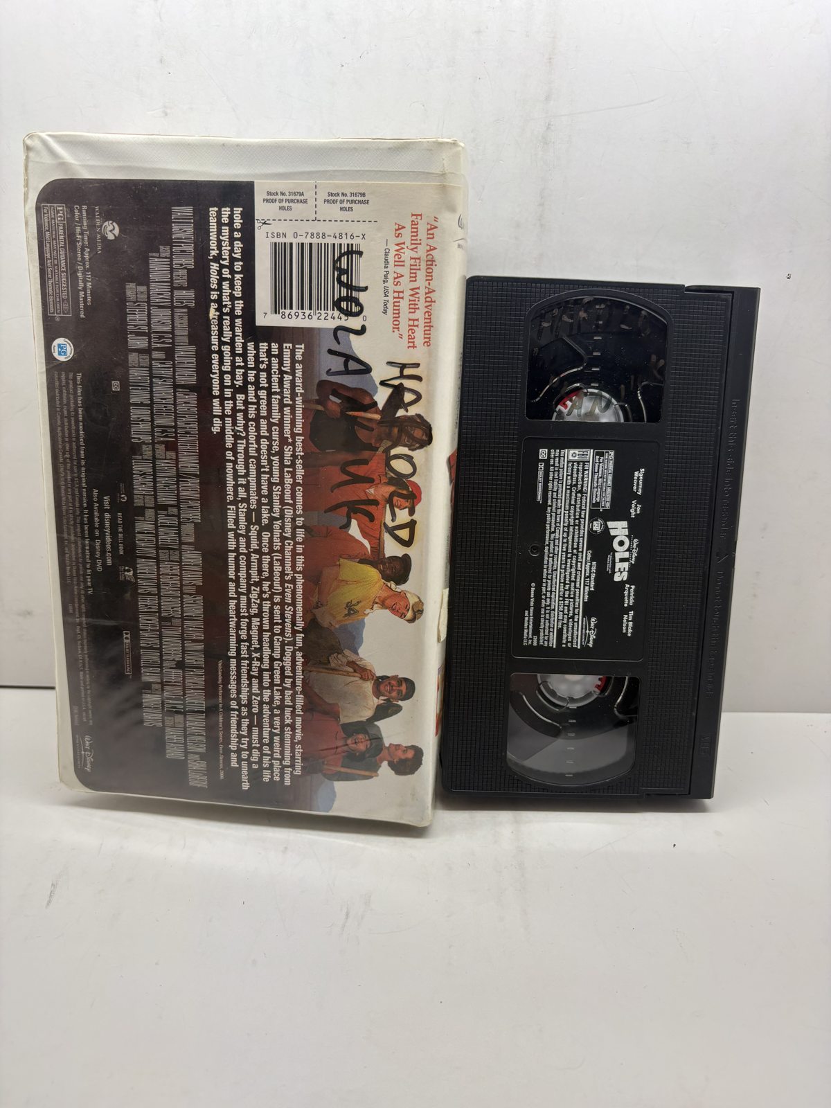 VHS back cover CVHS1.5 photograph 8294