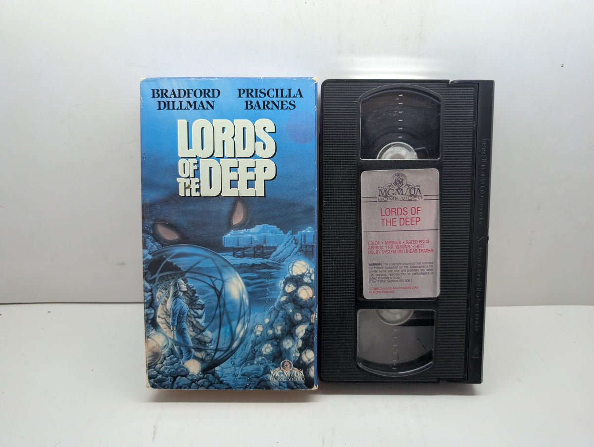 Lords of the Deep - VHS — actual item pictured