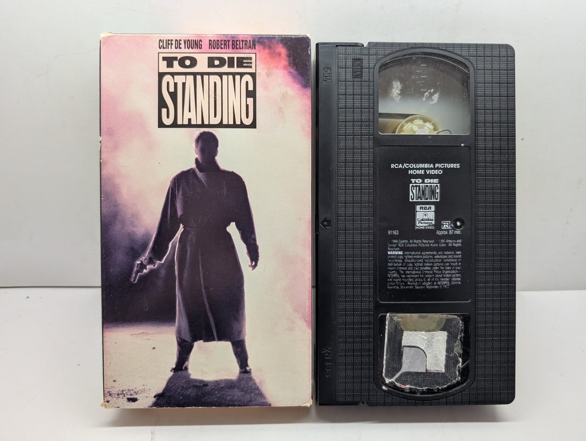 To Die Standing - VHS — actual item pictured