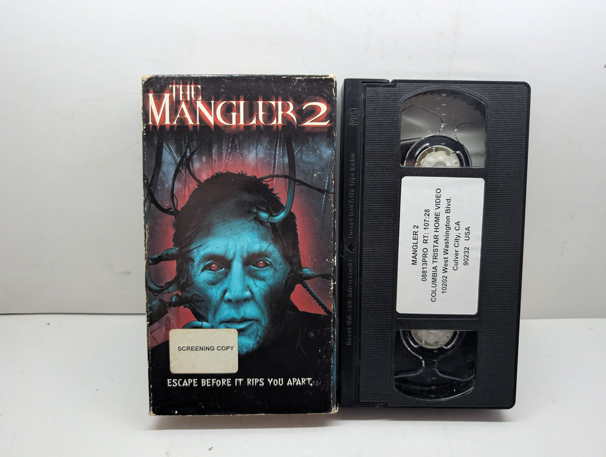 The Mangler 2 - VHS — actual item pictured