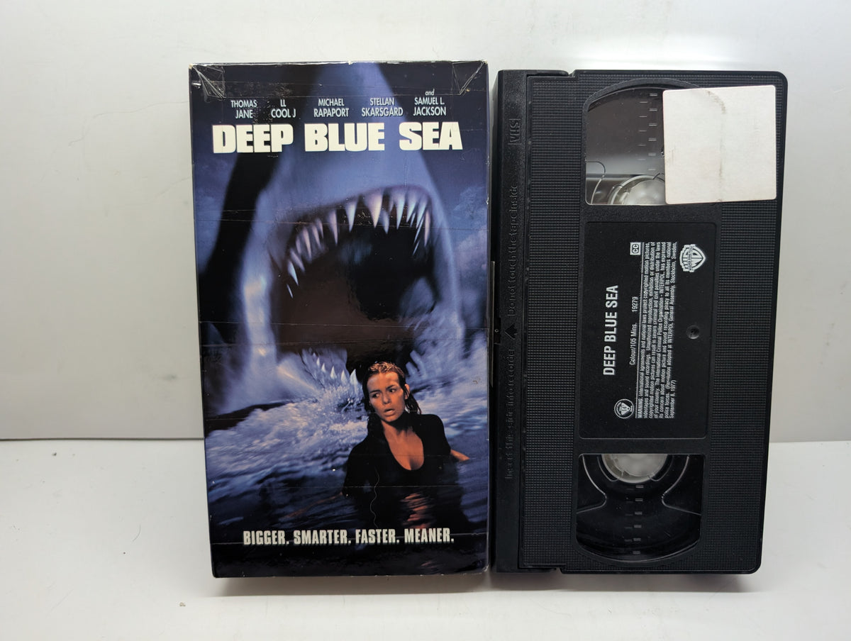 Deep Blue Sea - VHS — actual item pictured