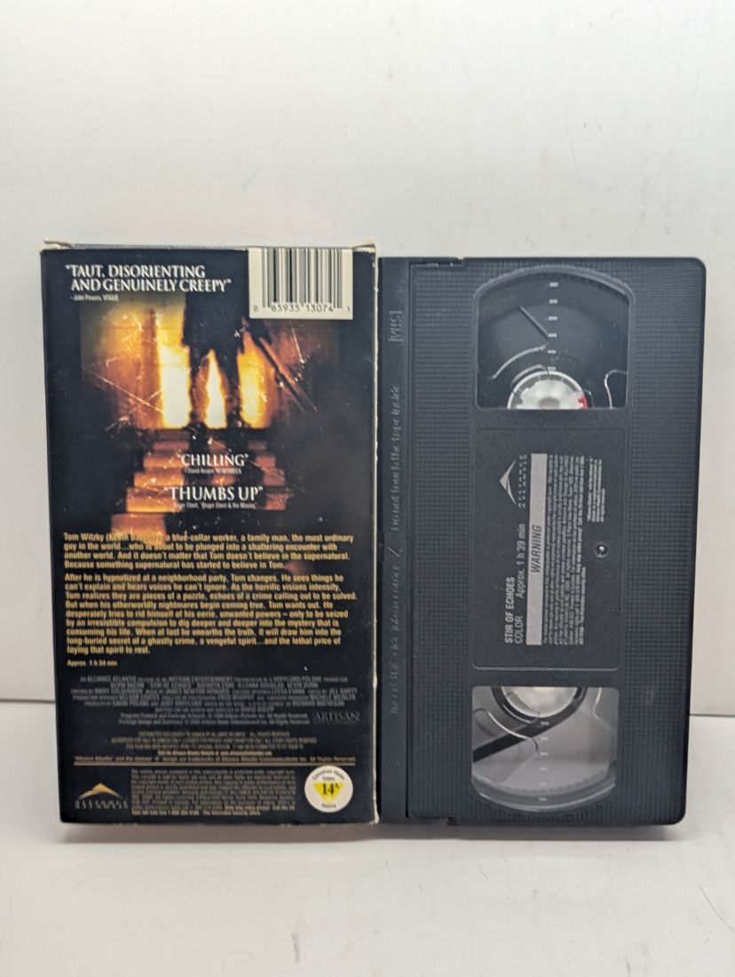 Stir of Echoes VHS back