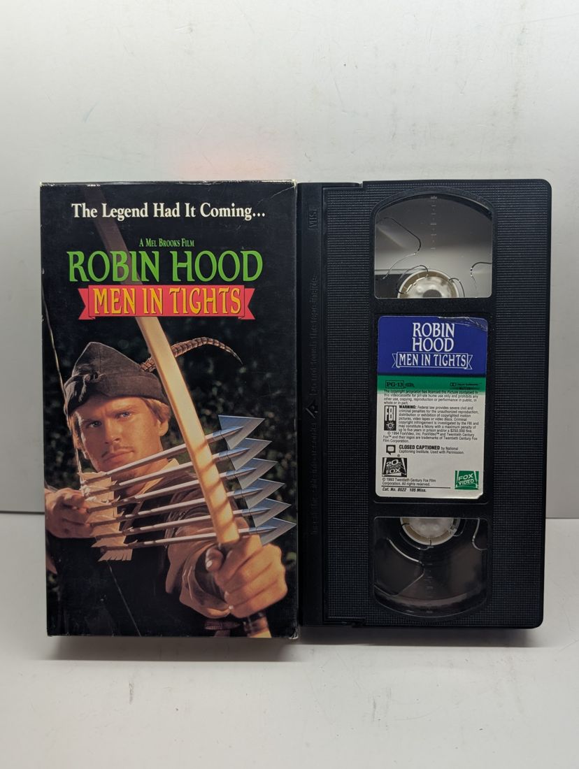 Robin Hood: Men in Tights VHS front