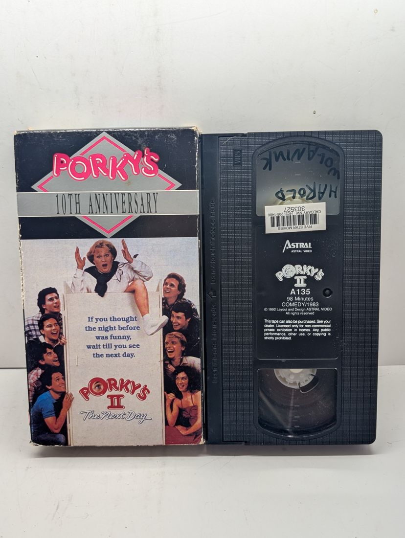 Porky's (Ultimate Edition) VHS front
