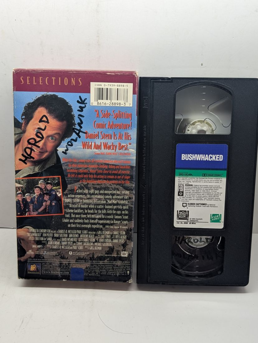Bushwhacked VHS back