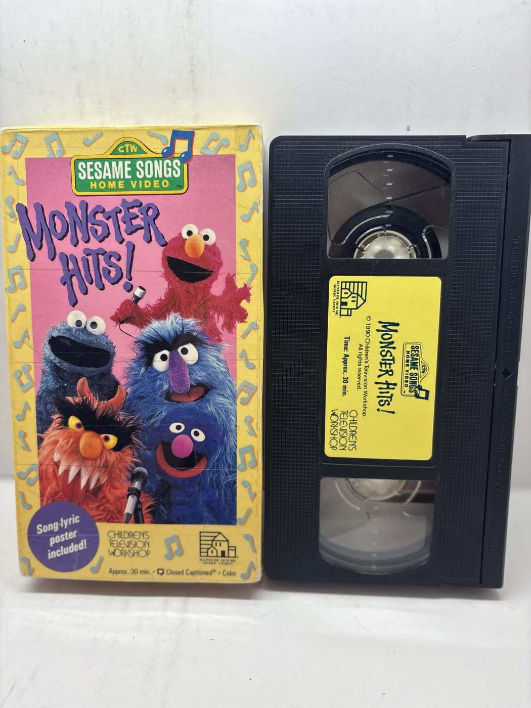 Sesame Street: Monster Hits! VHS front cover