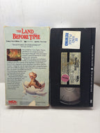 The Land Before Time VHS back cover