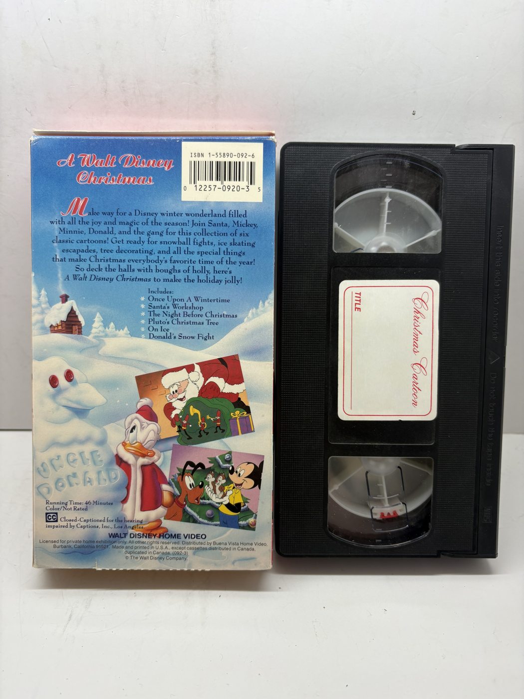 A Walt Disney Christmas VHS front