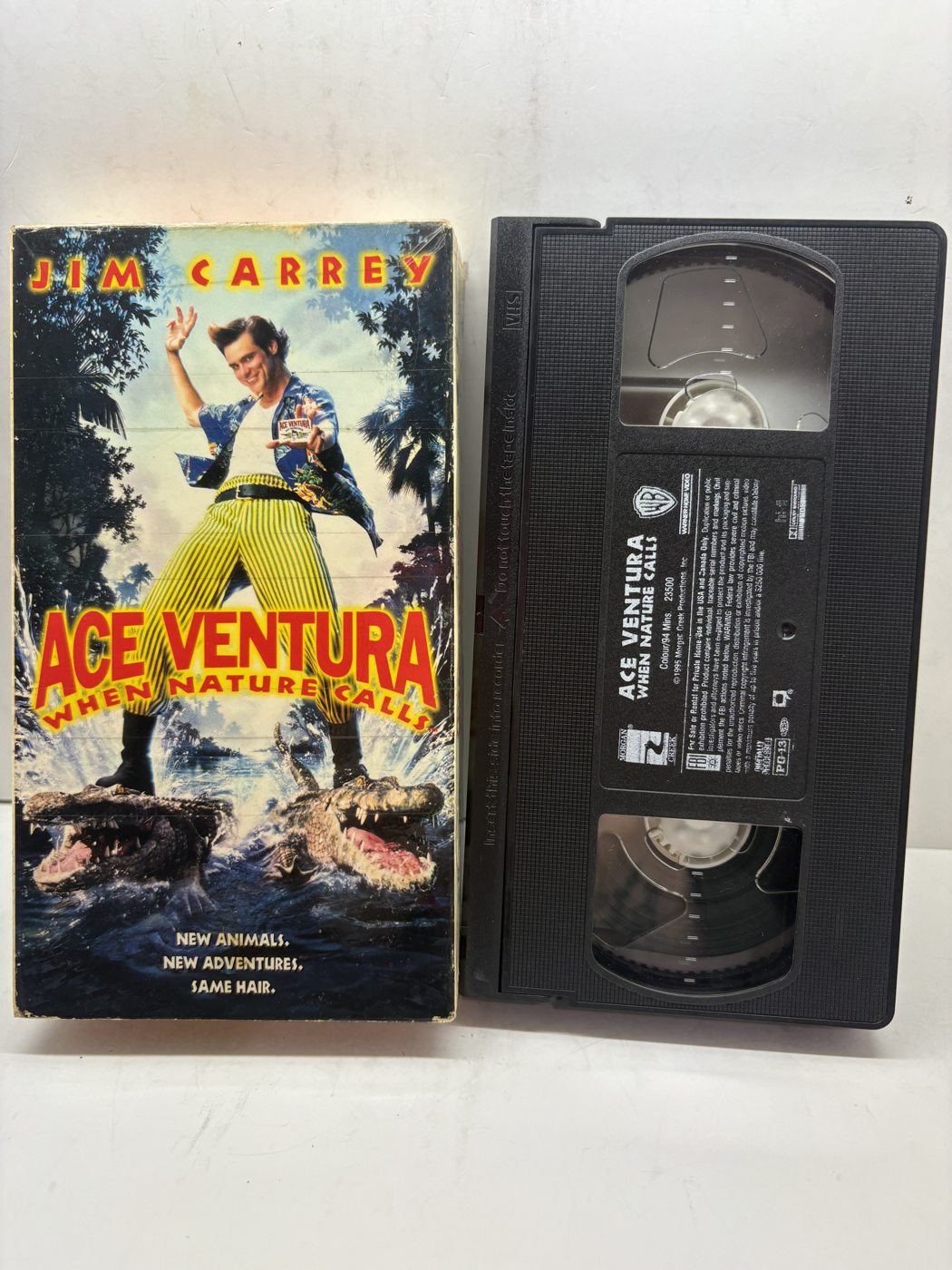 Ace Ventura: When Nature Calls VHS front