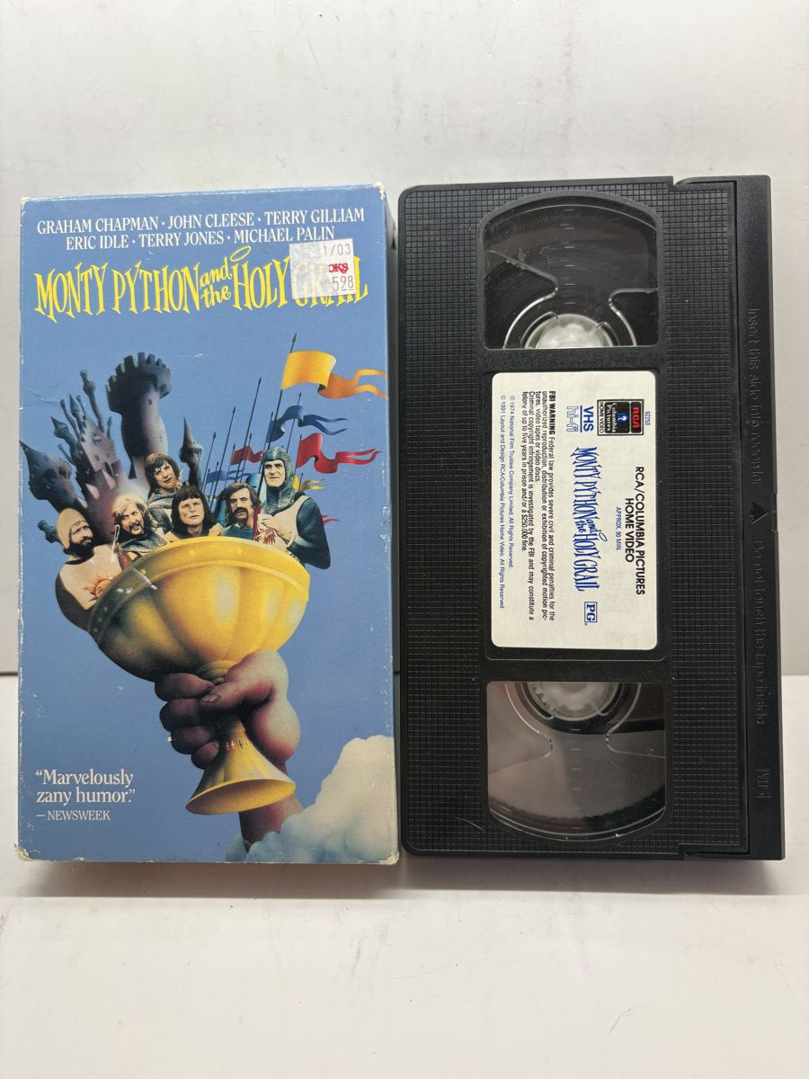Monty Python and the Holy Grail VHS front