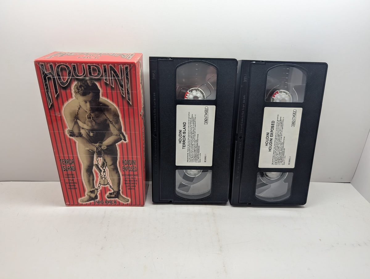 Houdini Two Pack: Terror Island / Houdini Exposed - VHS