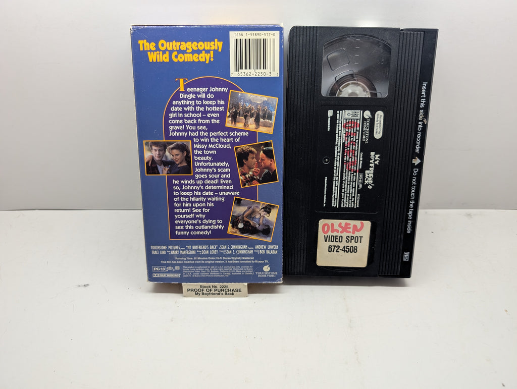 My Boyfriend's Back - VHS