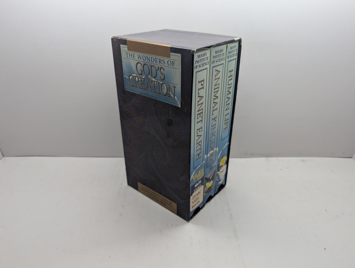 The Wonders of God's Creation 3-Tape Set - VHS