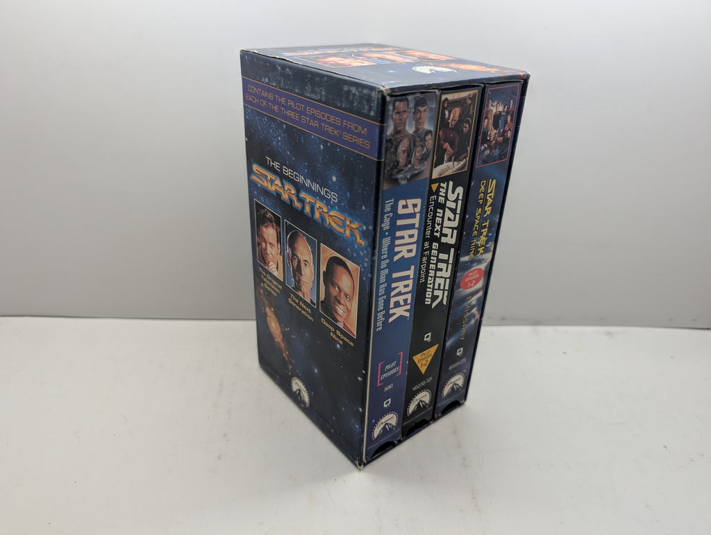 Star Trek: The Beginnings 3-Tape Set - VHS