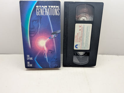Star Trek Generations - VHS – actual VHS tape and packaging sold by Canada VHS.