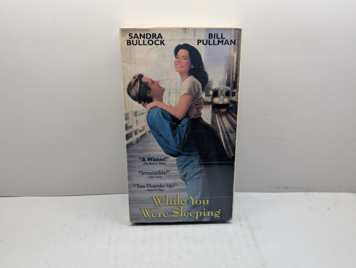 While You Were Sleeping - VHS – actual VHS tape and packaging sold by Canada VHS.