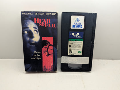 Hear No Evil - VHS – actual VHS tape and packaging sold by Canada VHS.
