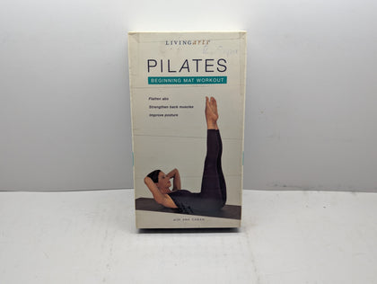 Living Arts Pilates: Beginner Workout - VHS – actual VHS tape and packaging sold by Canada VHS.