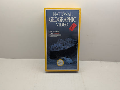 National Geographic Video: Secrets of the Titanic - VHS – actual VHS tape and packaging sold by Canada VHS.