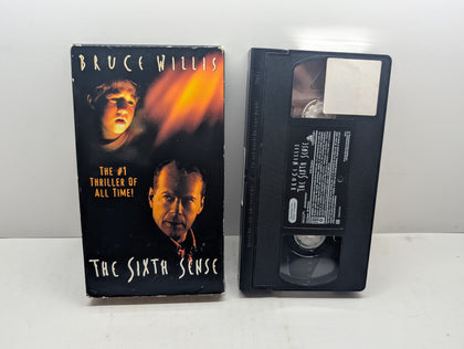The Sixth Sense - VHS – actual VHS tape and packaging sold by Canada VHS.