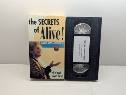 The Secrets of Alive! - VHS – actual VHS tape and packaging sold by Canada VHS.