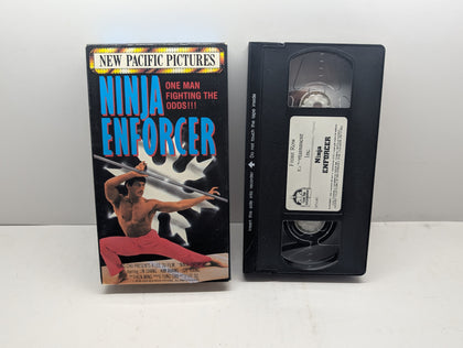 Ninja Enforcer - VHS – actual VHS tape and packaging sold by Canada VHS.