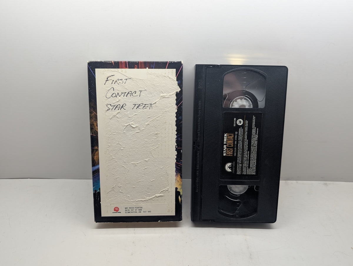 Star Trek: First Contact - VHS – actual VHS tape and packaging sold by Canada VHS.