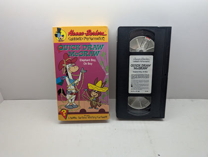 Hanna-Barbera Cartoon Classics: Quick Draw McGraw - VHS – actual VHS tape and packaging sold by Canada VHS.