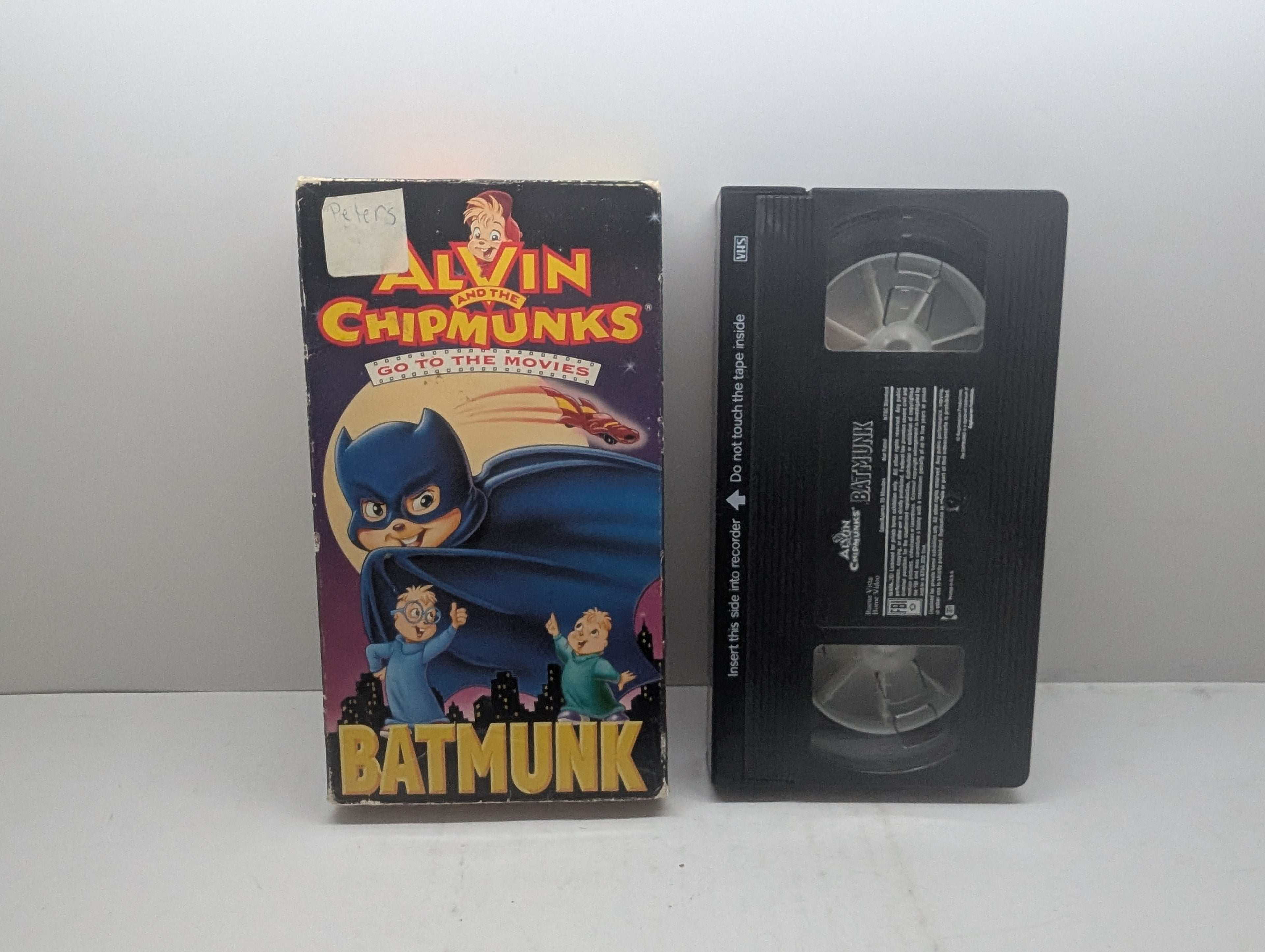 Alvin and the Chipmunks: Batmunk - VHS – actual VHS tape and packaging sold by Canada VHS.