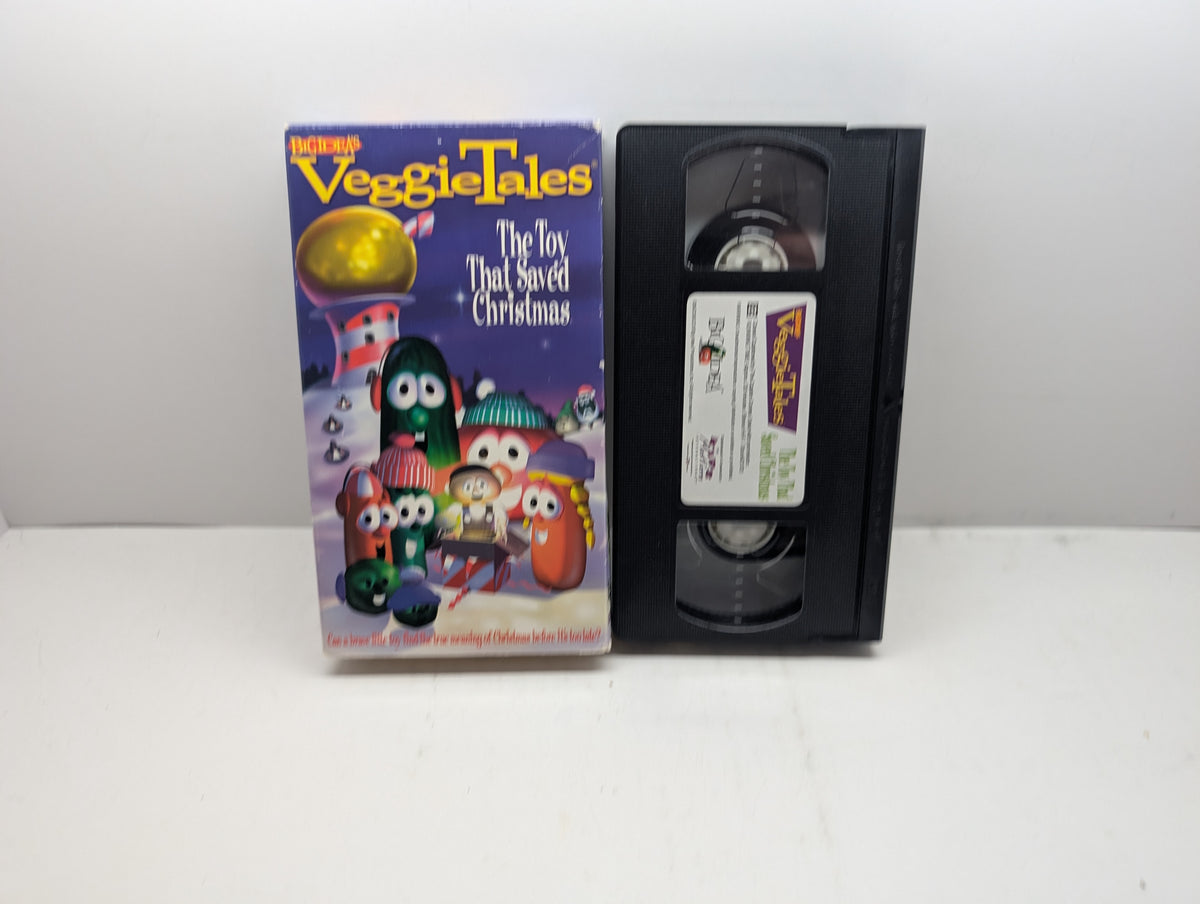 VeggieTales: The Toy That Saved Christmas - VHS – actual VHS tape and packaging sold by Canada VHS.