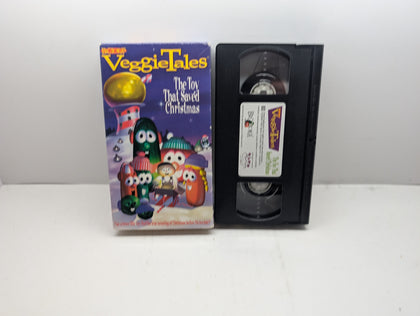 VeggieTales: The Toy That Saved Christmas - VHS – actual VHS tape and packaging sold by Canada VHS.