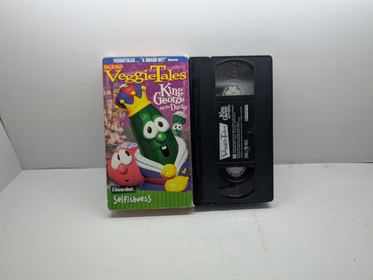 VeggieTales: King George and the Ducky - VHS – actual VHS tape and packaging sold by Canada VHS.