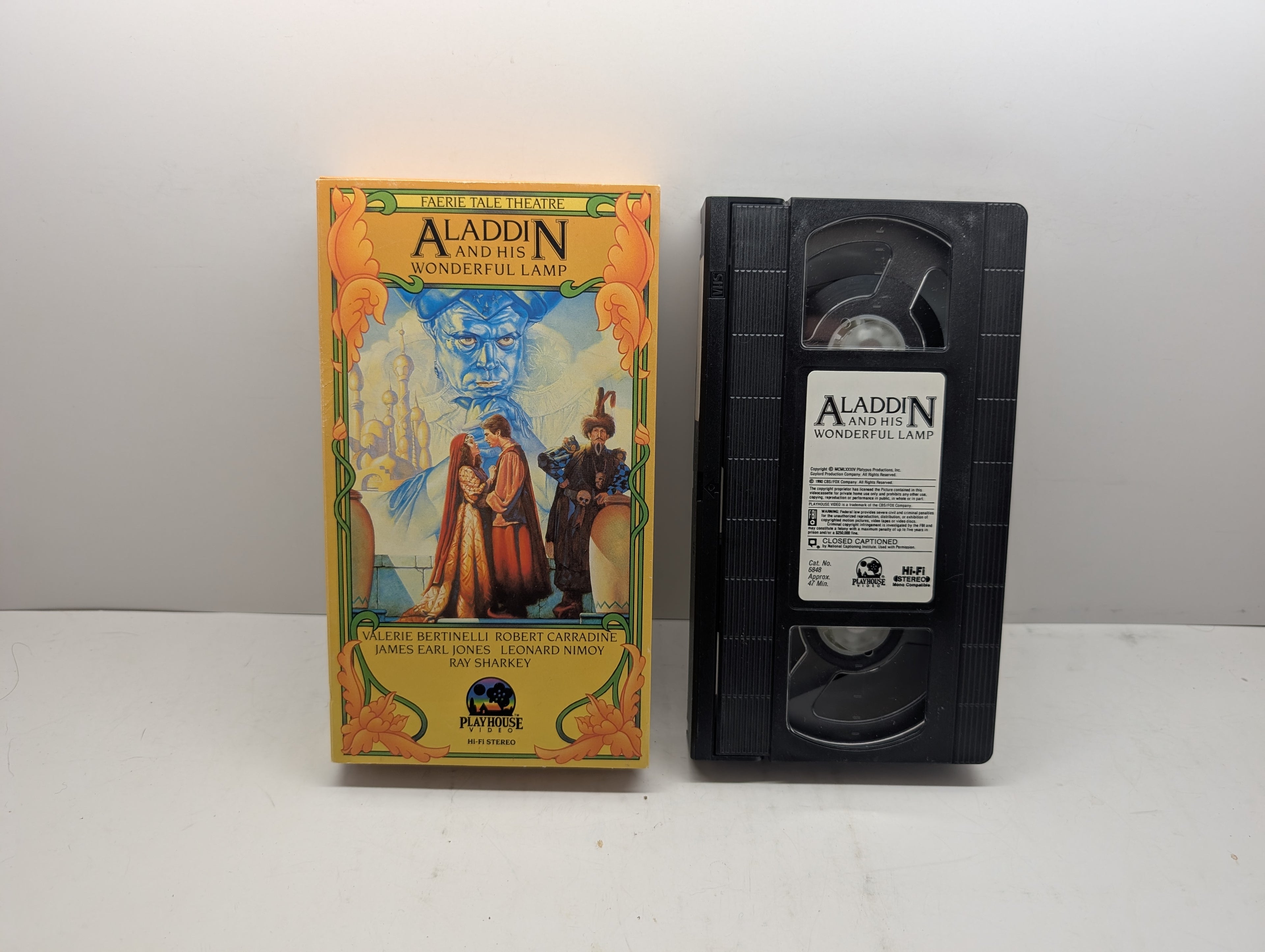 Faerie Tale Theatre: Aladdin and His Wonderful Lamp - VHS – actual VHS tape and packaging sold by Canada VHS.