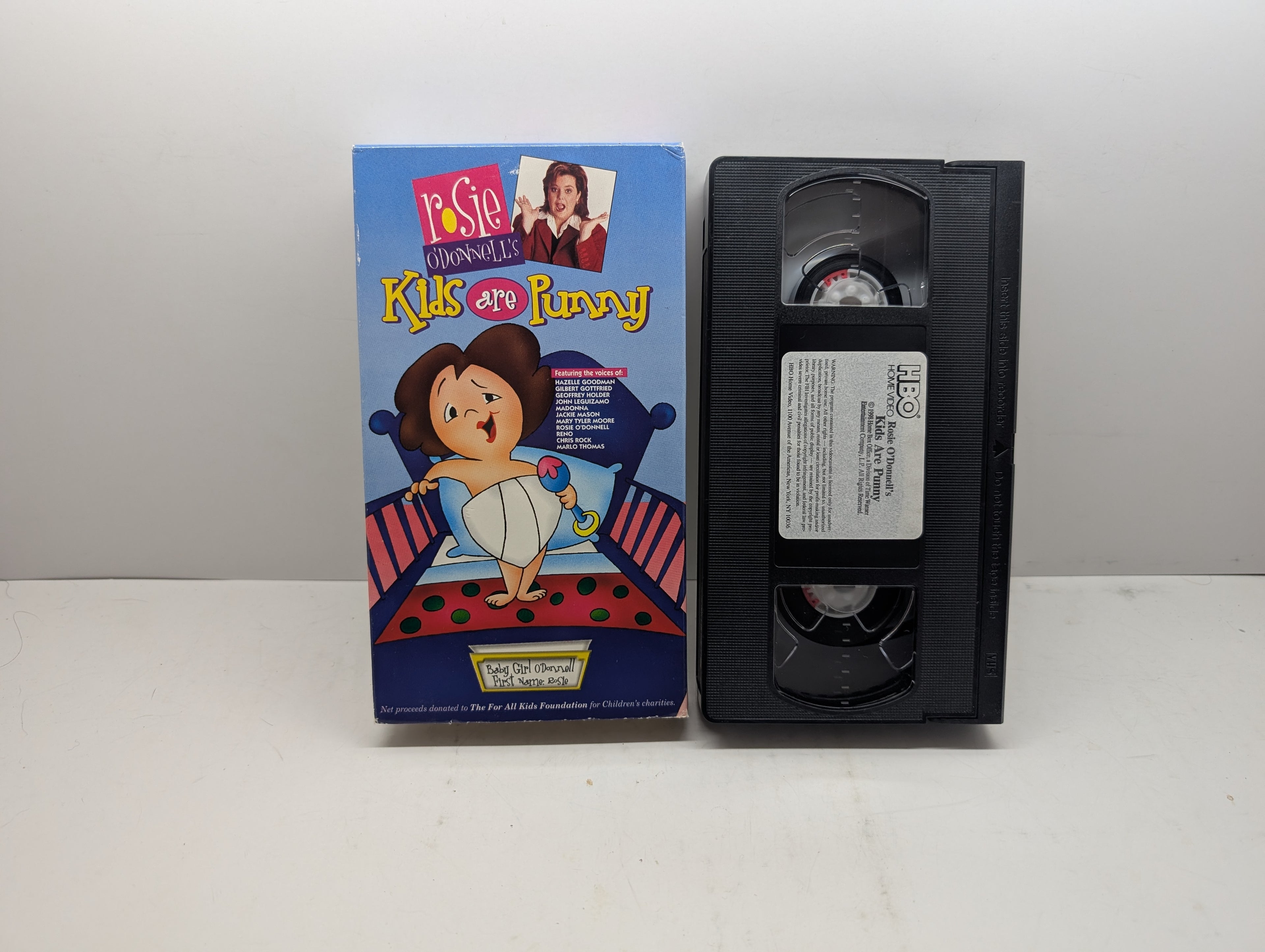 Rosie O'Donnell's Kids Are Punny - VHS – actual VHS tape and packaging sold by Canada VHS.