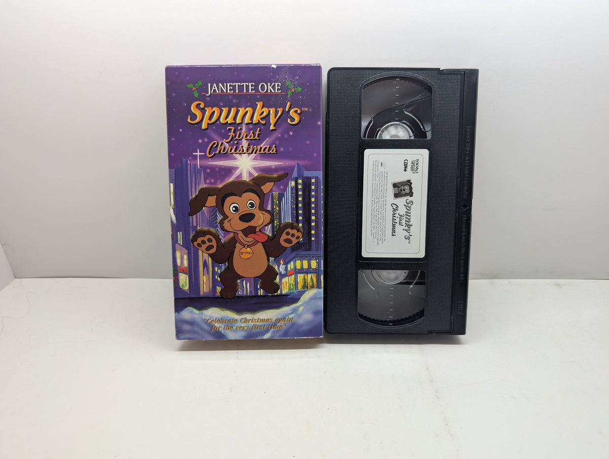 Janette Oke's Spinney's First Christmas - VHS – actual VHS tape and packaging sold by Canada VHS.