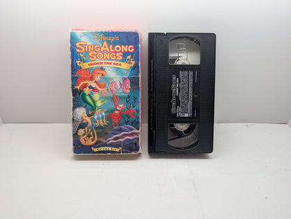 Disney's Sing-Along Songs: Under the Sea - VHS – actual VHS tape and packaging sold by Canada VHS.