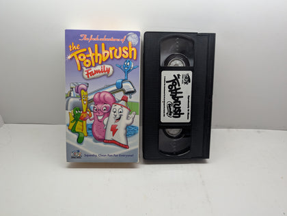 The Toothbrush Family - VHS – actual VHS tape and packaging sold by Canada VHS.