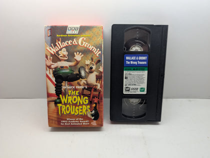 Wallace & Gromit: The Wrong Trousers - VHS – actual VHS tape and packaging sold by Canada VHS.