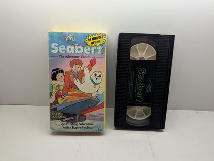 Seabert: The Adventure Continues - VHS – actual VHS tape and packaging sold by Canada VHS.