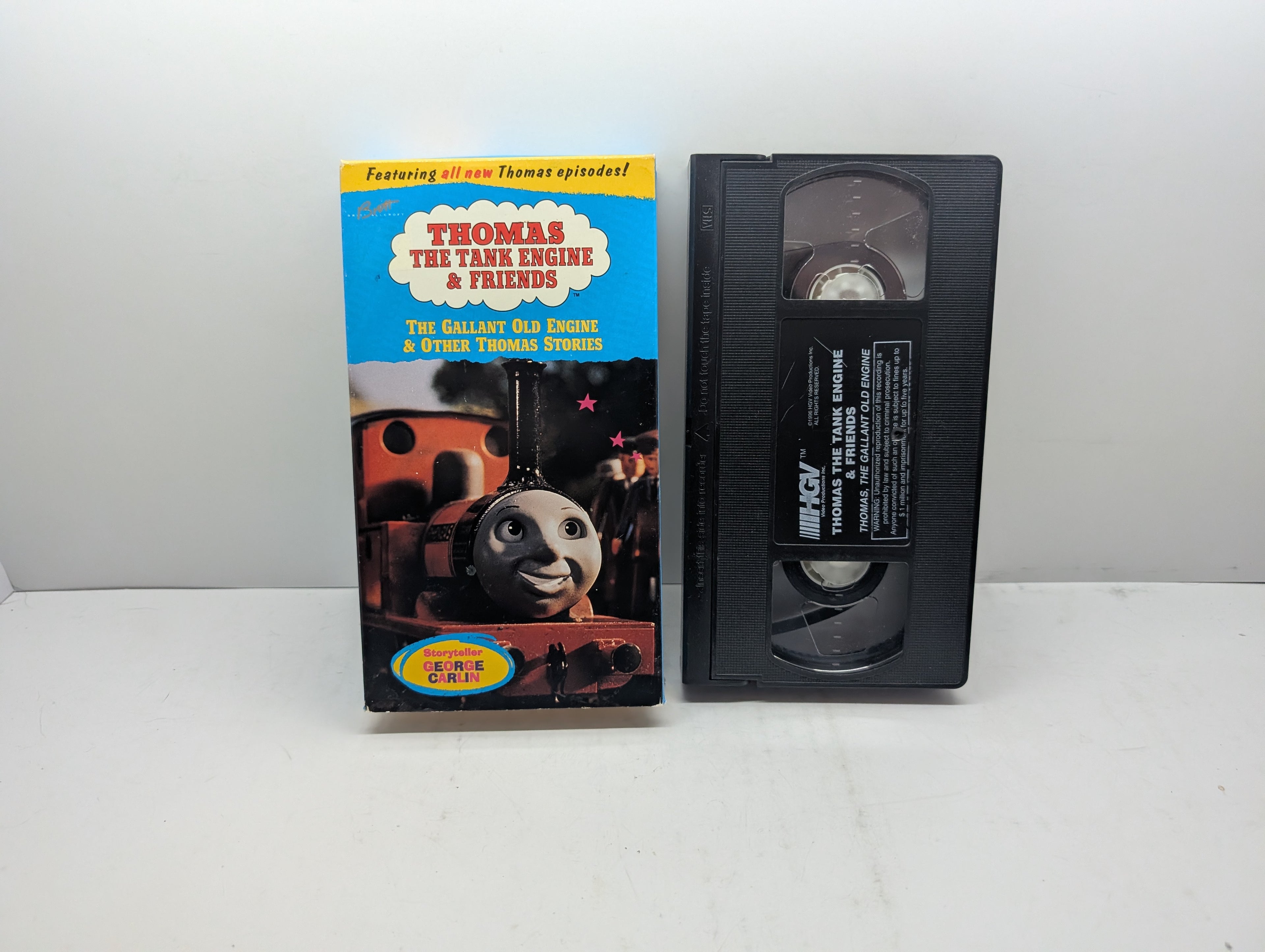 Thomas the Tank Engine & Friends: The Gallant Old Engine & Other Thomas Stories - VHS – actual VHS tape and packaging sold by Canada VHS.