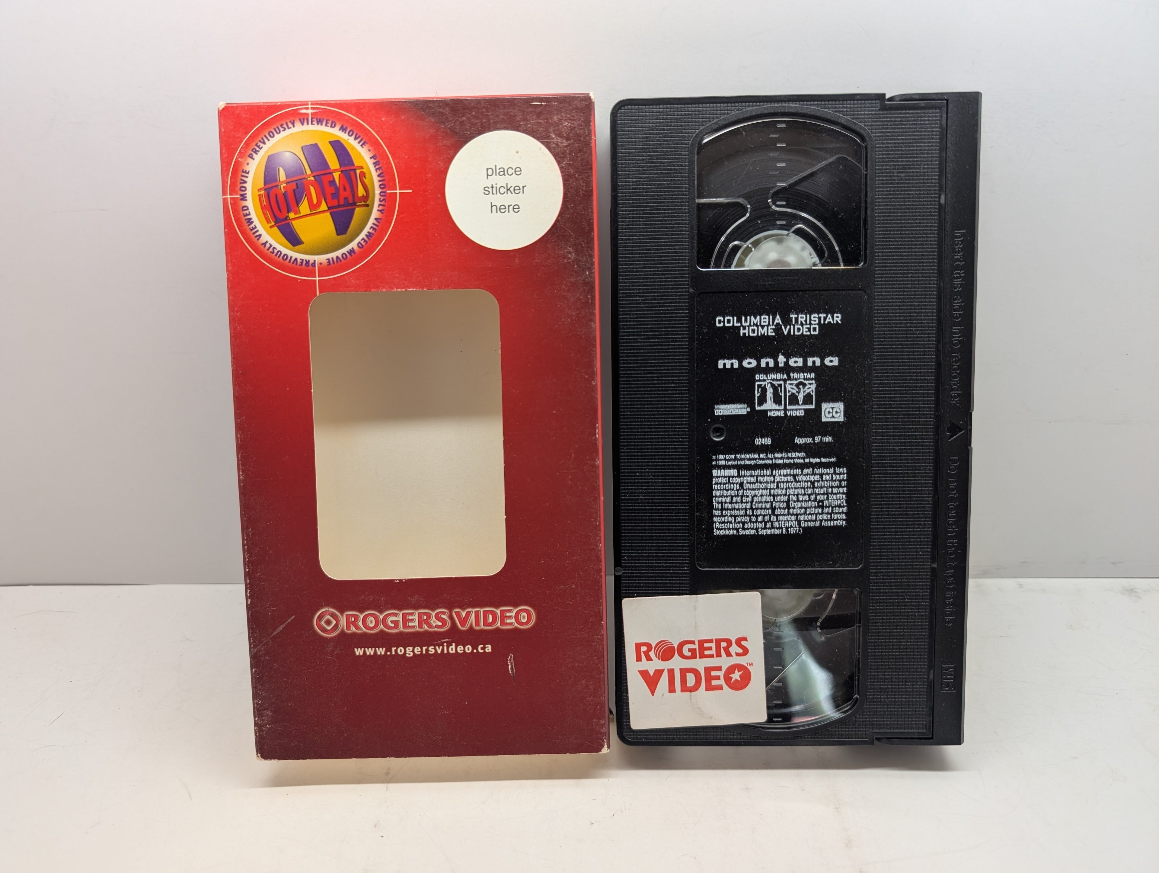 Memento VHS - actual item pictured