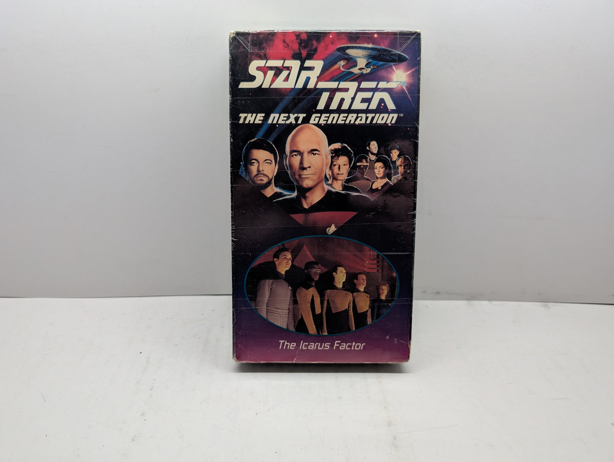 Star Trek: The Next Generation - The Icarus Factor VHS - actual item pictured