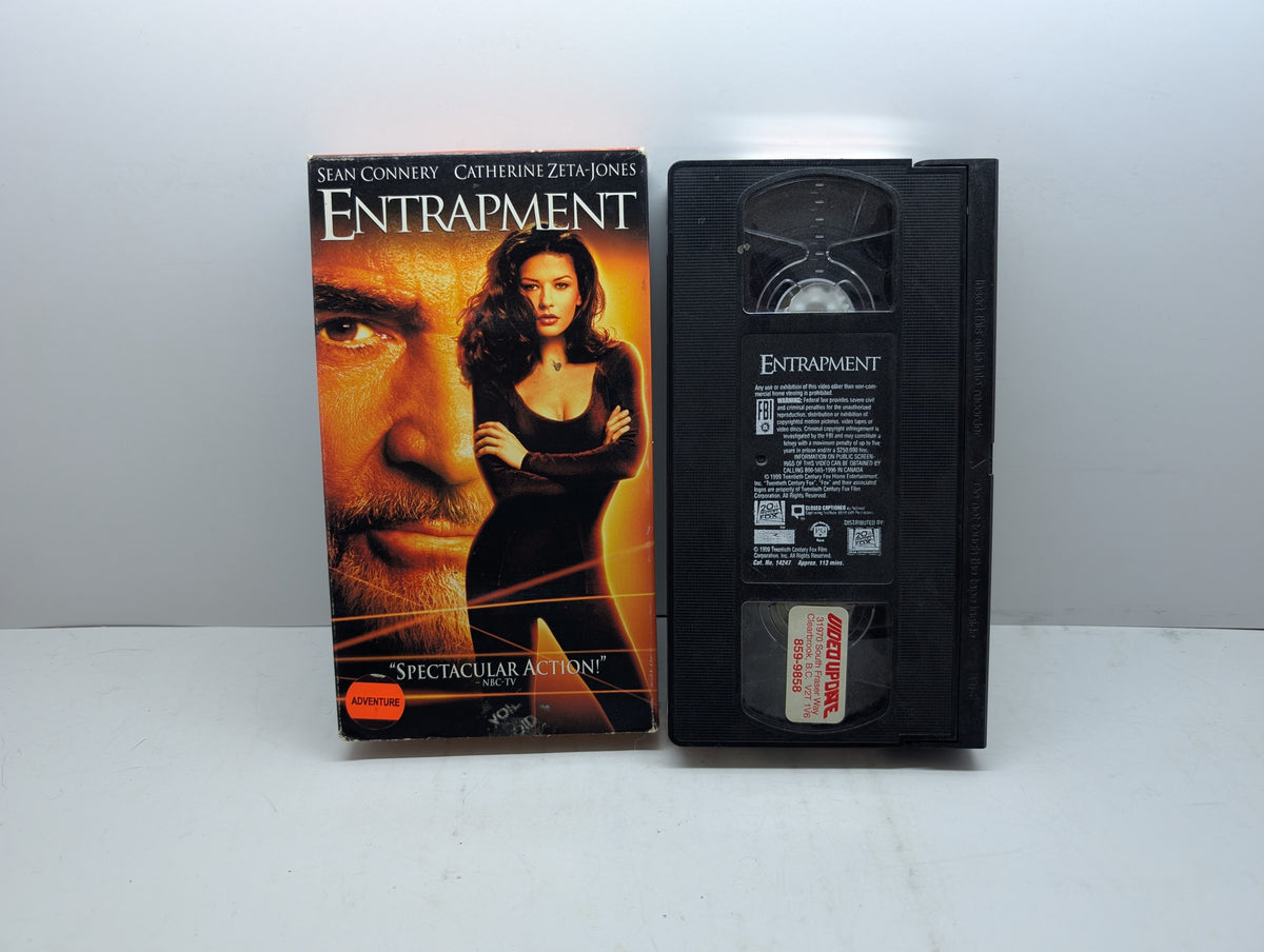 Entrapment VHS - actual item pictured